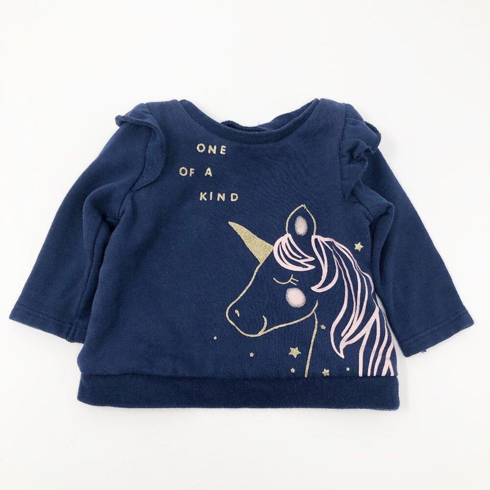 Carter's Baby Girl Blue Sweater 6M